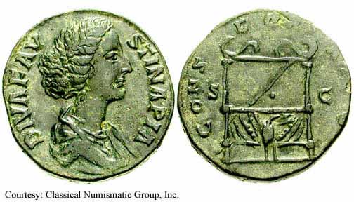 монета Древнего Рима