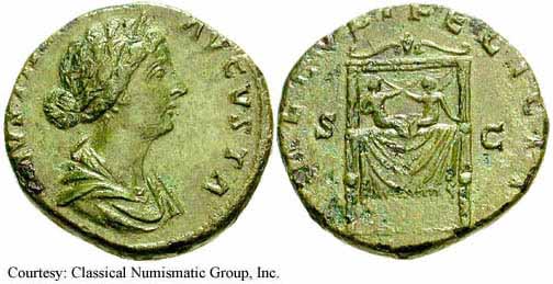 монета Древнего Рима