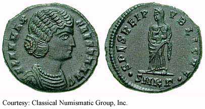 монета Древнего Рима