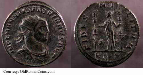 монета Древнего Рима