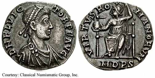 монета Древнего Рима