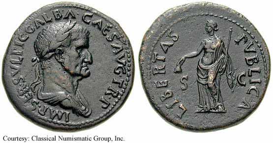 монета Древнего Рима