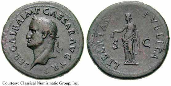 монета Древнего Рима