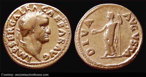 монета Древнего Рима