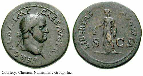 монета Древнего Рима