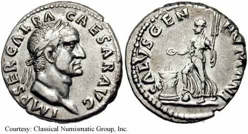 монета Древнего Рима