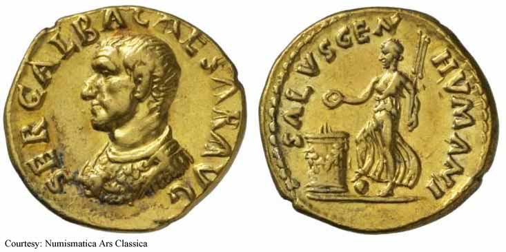 монета Древнего Рима