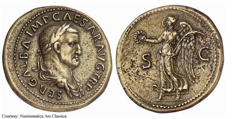 монета Древнего Рима