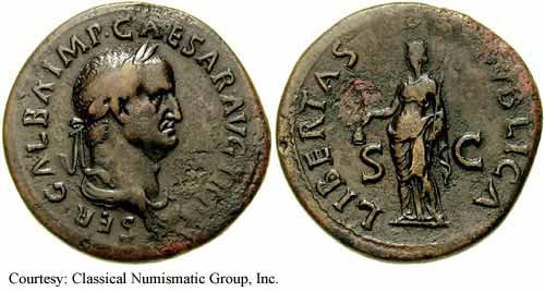 монета Древнего Рима