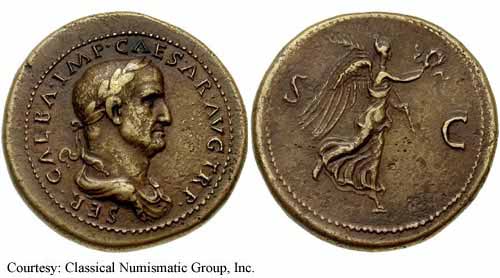 монета Древнего Рима