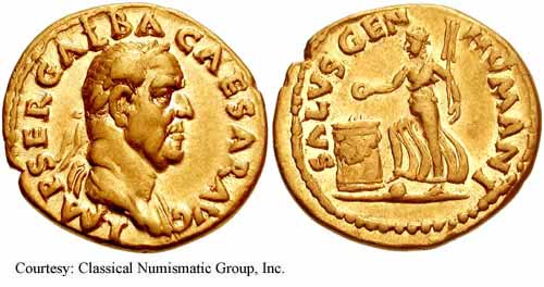 монета Древнего Рима