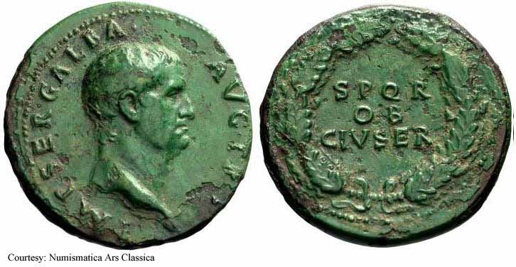 монета Древнего Рима