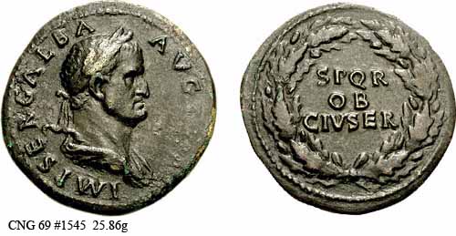 монета Древнего Рима