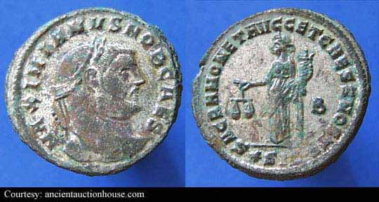 монета Древнего Рима