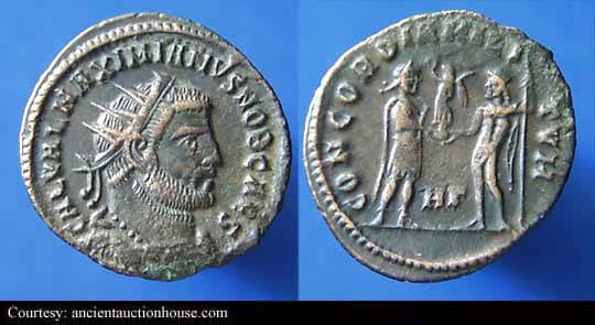 монета Древнего Рима