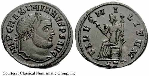 монета Древнего Рима