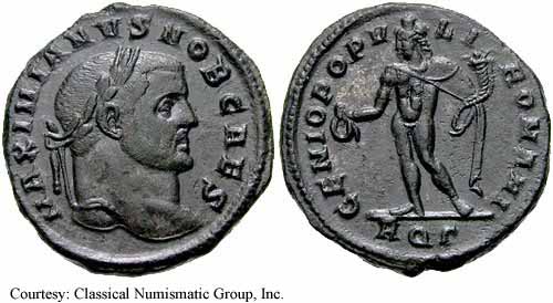 монета Древнего Рима