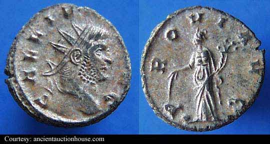 монета Древнего Рима