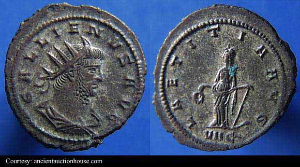 монета Древнего Рима