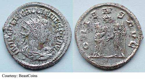 монета Древнего Рима