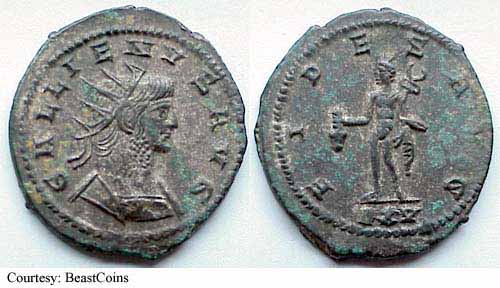 монета Древнего Рима