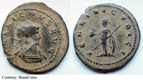 монета Древнего Рима