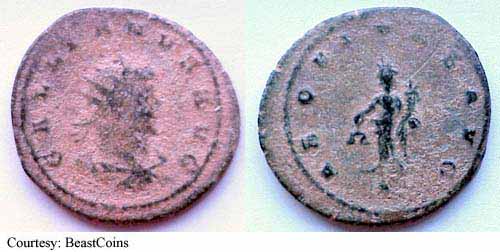 монета Древнего Рима