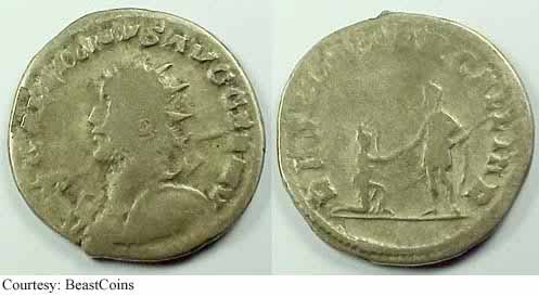 монета Древнего Рима