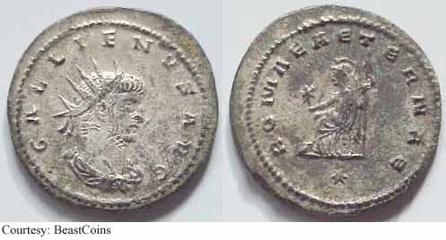 монета Древнего Рима