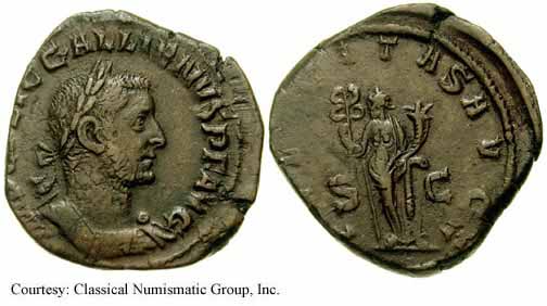 монета Древнего Рима