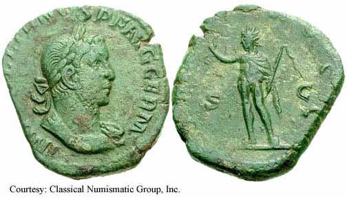 монета Древнего Рима