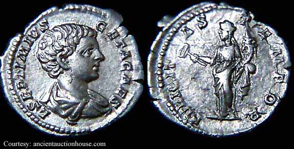 монета Древнего Рима