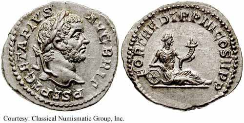 монета Древнего Рима