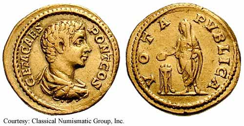 монета Древнего Рима