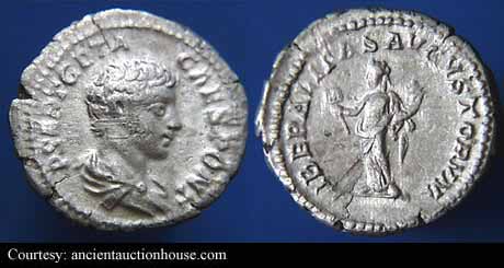 монета Древнего Рима