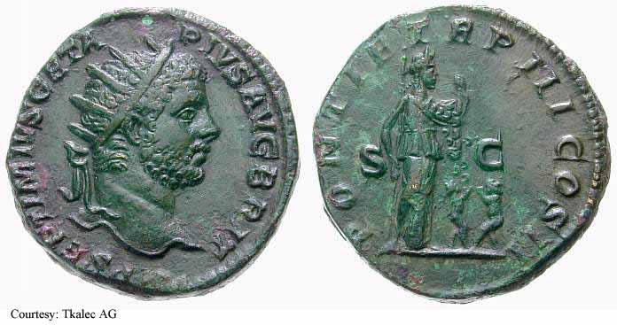 монета Древнего Рима