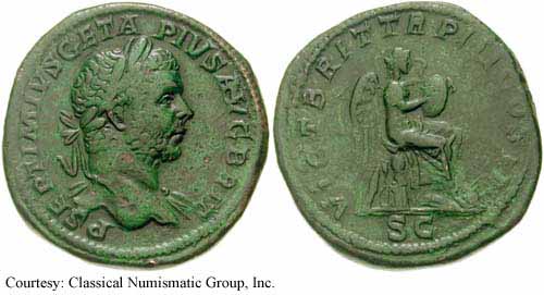 монета Древнего Рима