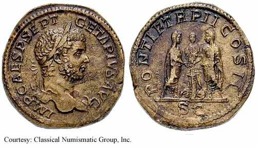 монета Древнего Рима