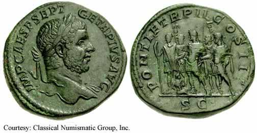 монета Древнего Рима