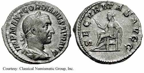 монета Древнего Рима