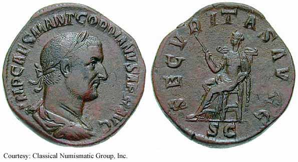 монета Древнего Рима