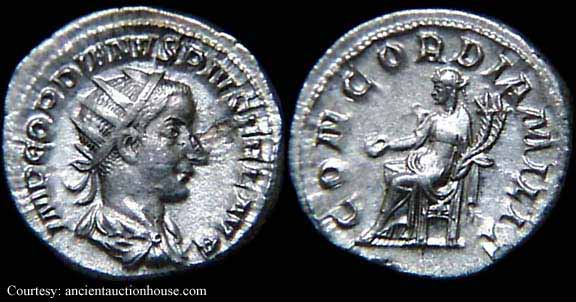 монета Древнего Рима