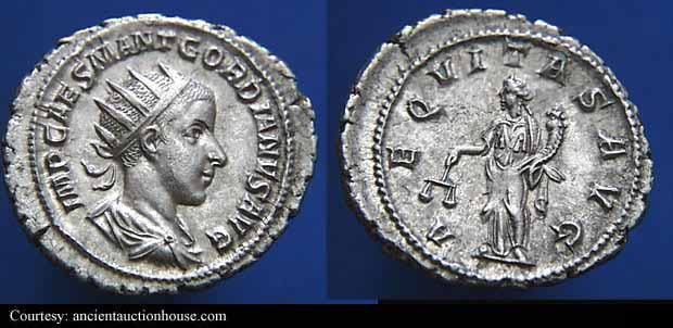 монета Древнего Рима