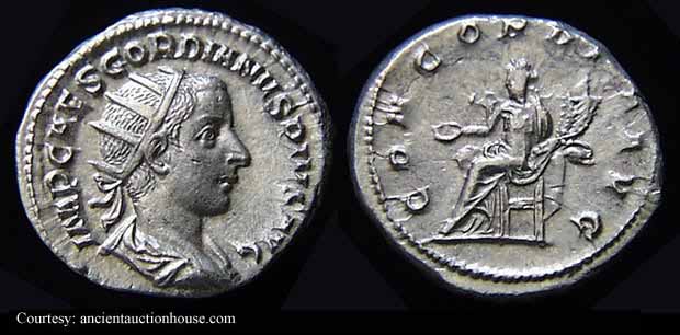 монета Древнего Рима