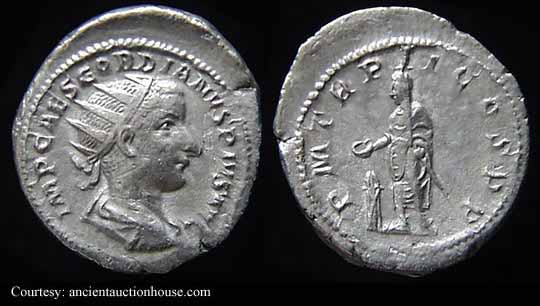 монета Древнего Рима