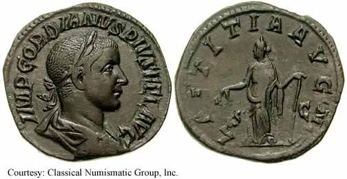 монета Древнего Рима