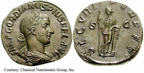 монета Древнего Рима