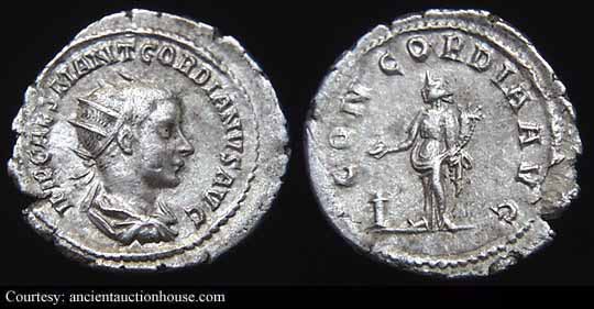 монета Древнего Рима