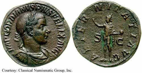 монета Древнего Рима