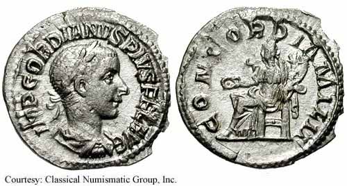 монета Древнего Рима